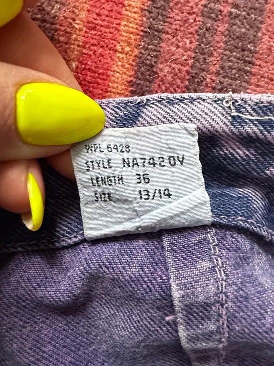 Vintage Wrangler High-Waist Lavender Jeans - Picture 4 of 5